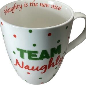 Pfaltzgraff  Team Naughty Christmas Coffee Mug